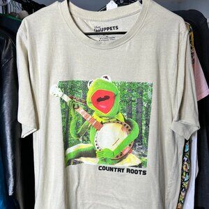 Muppets Kermit the Frog - Country Roots Graphic Tshirt SZ XL DEADSTOCK & RARE